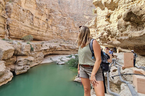 Shared Wadi Shab, Bimmah Sinkhole & Fins Beach
