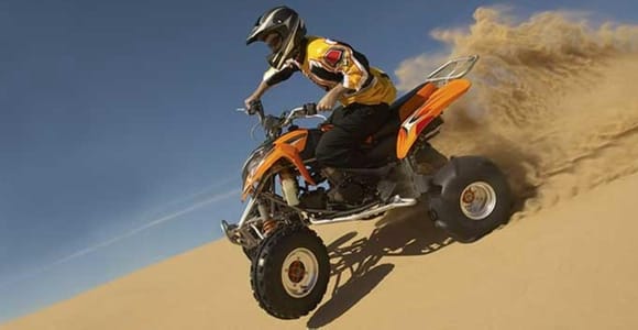 Muscat:Optional Quad Bike with Sunset Watching, Pickup&BBQ