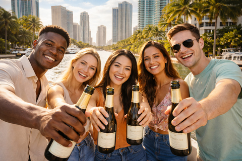 Miami: Unlimited Prosecco Cruise with Skyline Views