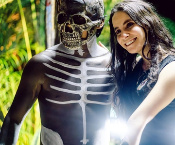 Cancún of Merida: Dag van de Doden-viering met tacobuffet.