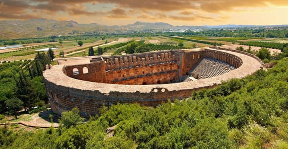 From Antalya: Roman Ancient Sites & Manavgat Waterfall Tour