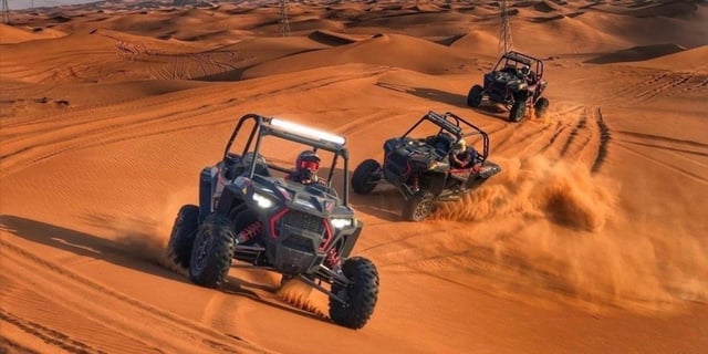 Desert Tour by ATV/Buggy Self-drive, VIP Dinner, Camel Ride