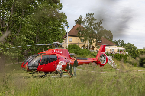 Stockholm Helicopter Tour with Lunch at Grinda