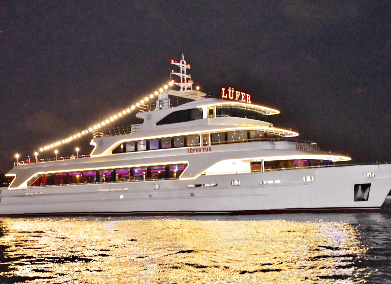 Istanbul: Bosporus-middagscruise og show med privat bord