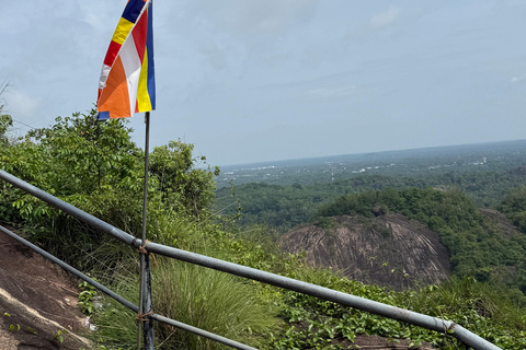From Colombo: Cave Temples, Jungle Trek & Waterfall Swim