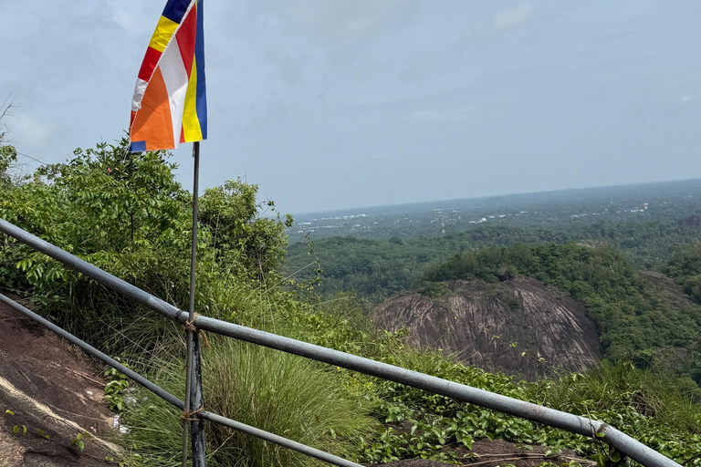 From Colombo: Cave Temples, Jungle Trek & Waterfall Swim