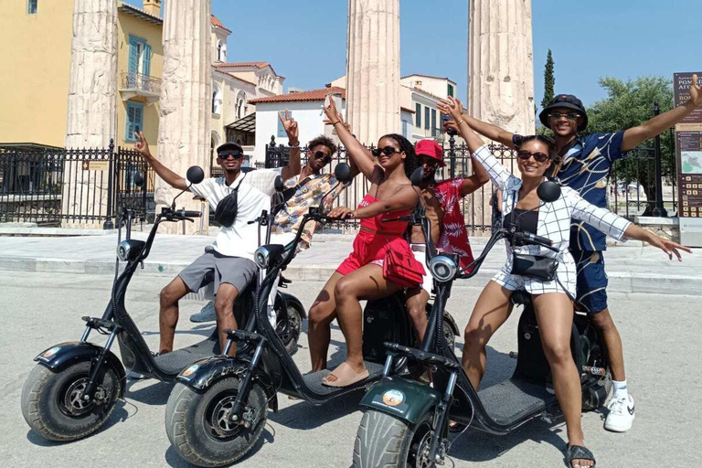 Athen: Geführte E-Scooter-Tour im Akropolis-Gebiet