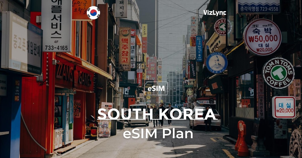 South Korea Travel eSIM plan with Super fast Mobile Data GetYourGuide