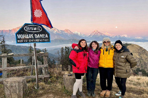 Pokhara: Mohare Danda Community Eco Sunrise Trek with Guide