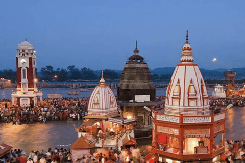 From Delhi: Haridwar and Rishikesh Day Trip with Ganga Aarti Private Rishikesh and Haridwar Same Day Tour with Guide