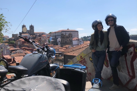 Porto: visite privée d'une journée en sidecarVisite privée en side-car du matin