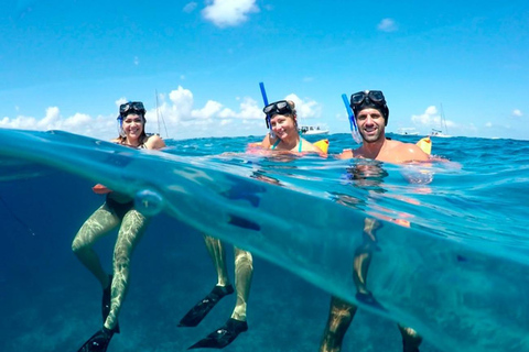 Isla Mujeres : demi-journée de catamaran privé avec plongée en apnée