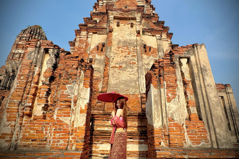Bangkok: prywatna wycieczka do Ayutthaya, wpisanej na listę dziedzictwa UNESCOBangkok: prywatna wycieczka śladami dziedzictwa kulturowego Ayutthaya