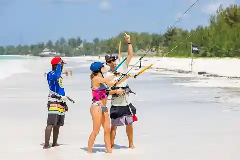 Zanzibar : Aula particular de Kiteboarding para principiantes