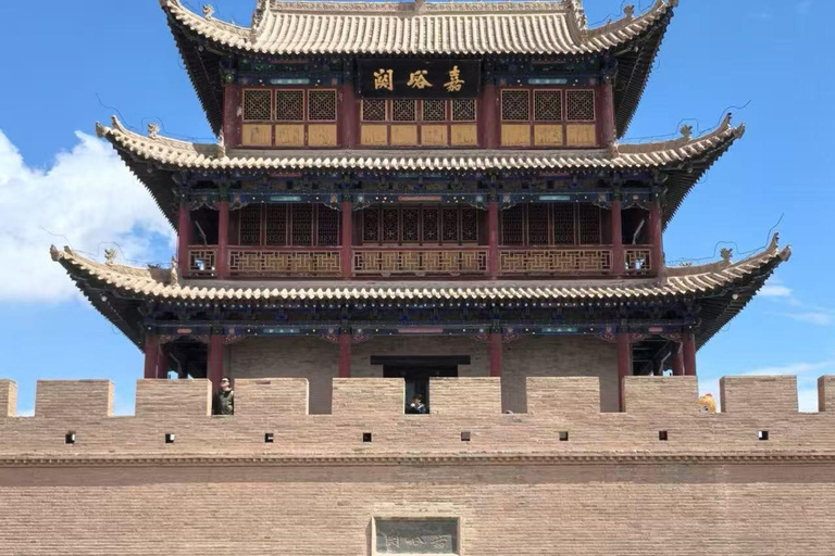 Jiayuguan Fort Entry Ticket with Photo Map