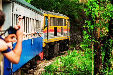 Desde Bangkok: Excursión por el Ferrocarril de la Muerte y el Paso del Fuego Infernal con AlmuerzoRecorrido compartido con servicio de recogida y regreso del hotel