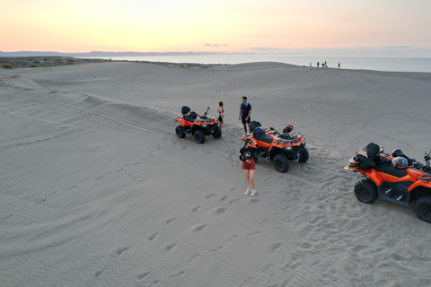 La Paz: ATV quad + sandboarding on the Mogote dunes La Paz: ATV + sandboarding on the Mogote dunes