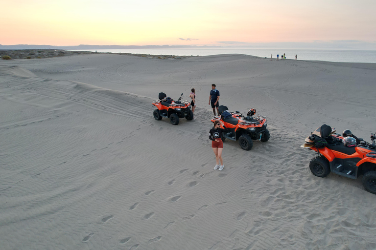 La Paz: ATV quad + sandboarding on the Mogote dunes La Paz: ATV + sandboarding on the Mogote dunes