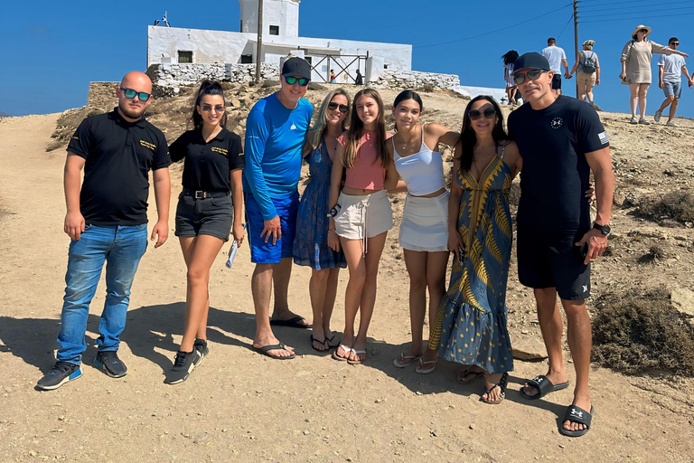 Visite de 4 heures à Mykonos en espagnol4 heures de visite de Mykonos en anglais