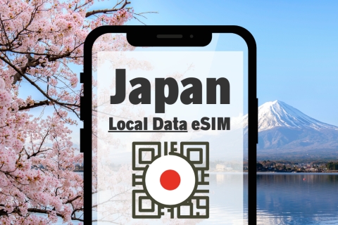 Japan: eSIM met onbeperkte lokale 4G/5G-gegevens7-dagen onbeperkt data-abonnement