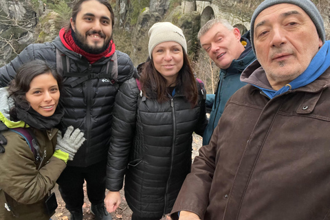 From Dresden: Winter Hike to Bohemian and Saxon Switzerland