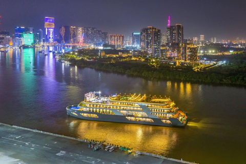 Dinner On The Luxury Cruise On Saigon River–A Romantic Night Dinner On Cruise Without Pick-up & Shared Table