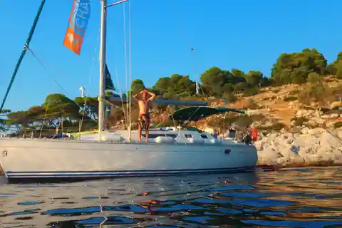 From Neos Marmaras: Halkidiki Islets and Coves Cruise