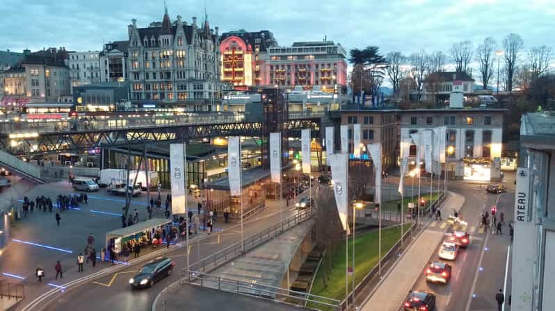 Lausanne : visite guidée privée avec un guide local