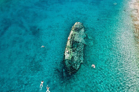 Split: Laguna Azul, Naufragio y Šolta con Comida y Bebida