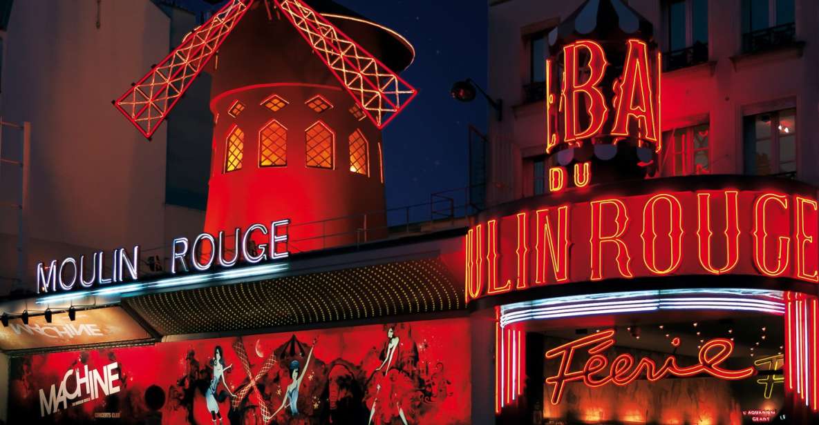 Moulin Rouge: Billet til cabaretshowet med champagne