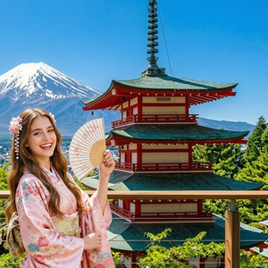 Tokyo: Mt Fuji & Oishi Park & Lake Kawaguchi & Oshino Hakkai