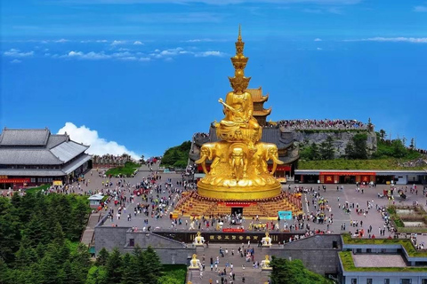 Chengdu: Escursione guidata di 2 giorni al Buddha di Leshan e a Emeishan