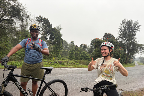 From Moshi: Kilimanjaro Mweka Gate Guided Cycling Tour