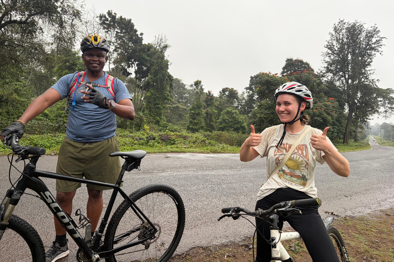 From Moshi: Kilimanjaro Mweka Gate Guided Cycling Tour