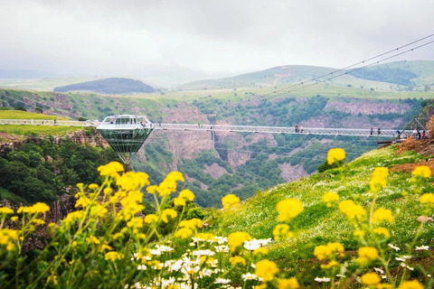 Dashbashi Canyon, Asureti village, and Didgori monument.