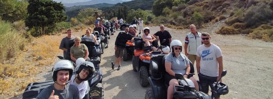 Malia : Safari en quad l'après-midi Déjeuner Prise en charge et retour hôtel