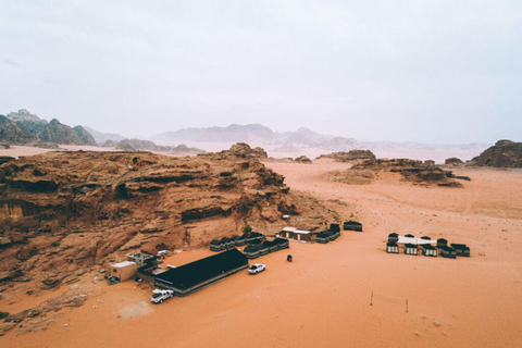 Wadi Rum: 4x4 Jeep Tour with Bedouin Camp Stay & Meals