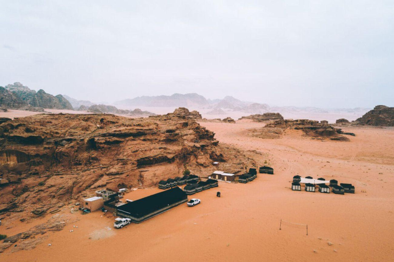 Wadi Rum: 4x4 Jeep Tour with Bedouin Camp Stay & Meals