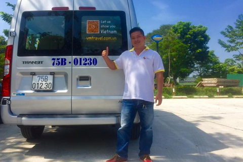 Hoi An à Hue : Voiture privée avec chauffeur anglais et visites touristiques