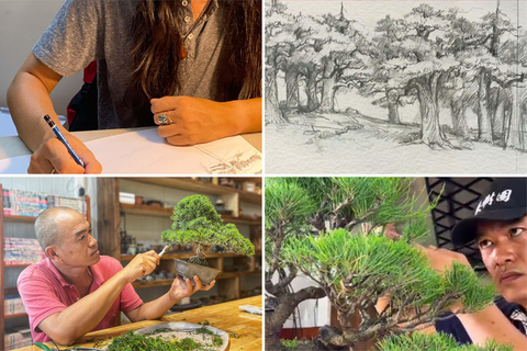 [ANNAM LADY-workshop group]Mini Bonsai Art avec Artisan HCMC