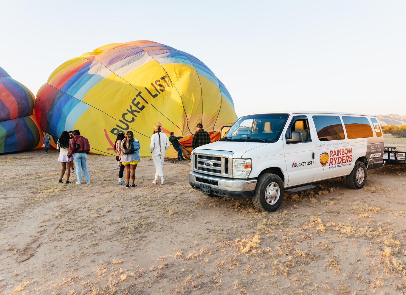 Phoenix: Luftballonflyvning med champagne