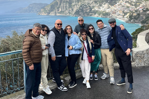 Tour naar de Amalfikust, Ravello en Positano vanuit Napels