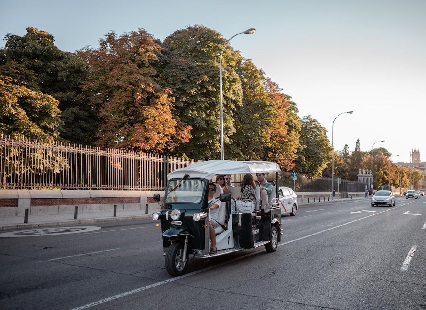 Madrid: Privat byrundtur i øko-tuk-tuk