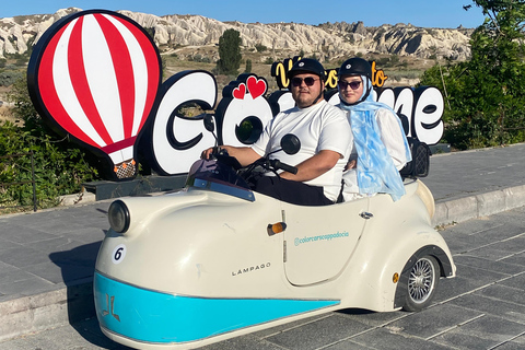 Cappadocia: Vintage Electric Trike Tour – Self-Drive Cappadocia: Vintage Electric Trike – Sunset 2-Hours Ride