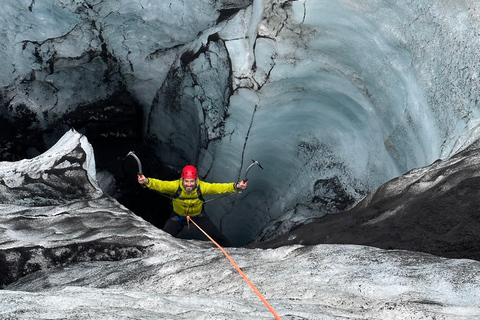 Ice climbing at Sólheimajökull