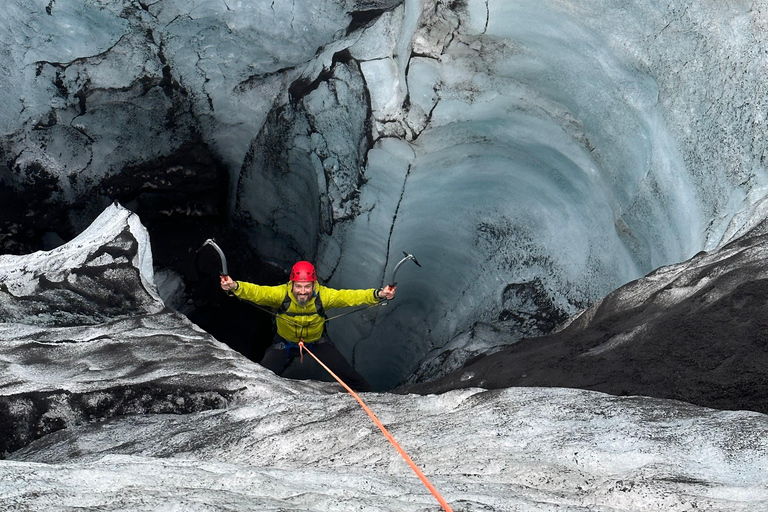 Ice climbing at Sólheimajökull