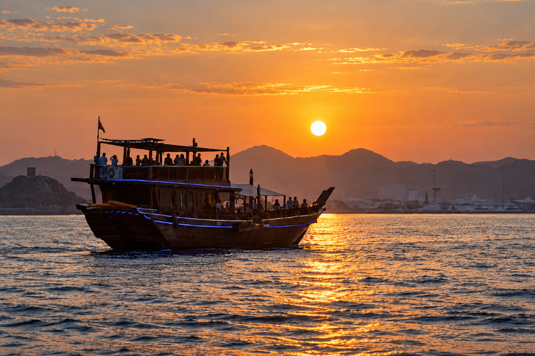 Muscat: Sunset Dhow Cruise Along Oman’s Historic Coast Dhow Sunset Cruise – Muscat Hotel Pickup