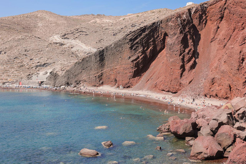 Visita turística privada de Santorini con cata de vinos gratuitaVisita panorámica de Santorini con cata de vinos