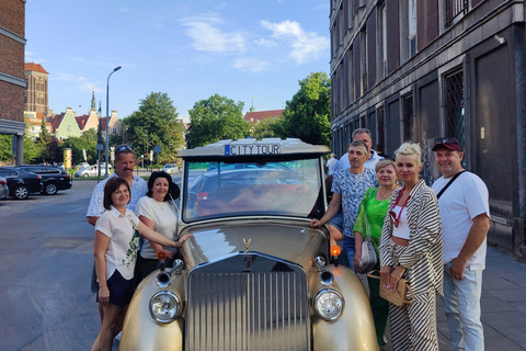 Gdansk: City Tour Golf Cart Main & Old City Sightseeing Tour Group Shared Regular Tour From Meeting Point