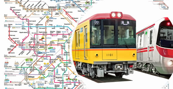 Tokyo : pass métro 24, 48 ou 72 heures